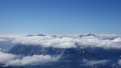 特里格拉夫山2864米，在特里格拉夫国家公园，斯洛文尼亚