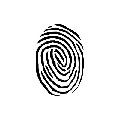 指纹图标标志