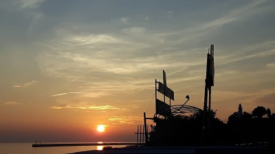 海上日落