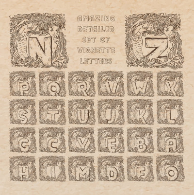 美人鱼字母表