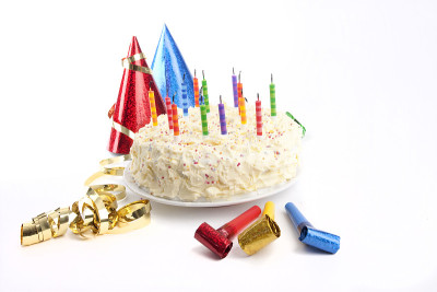 生日蛋糕和派对的东西