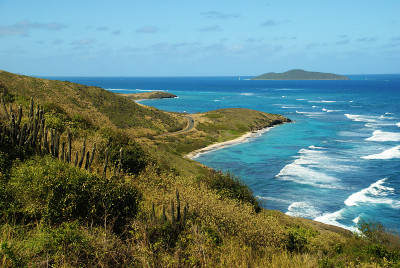 从Point Udall, USVI看加勒比海