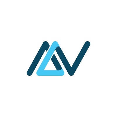 Av或mv字母图标矢量设计