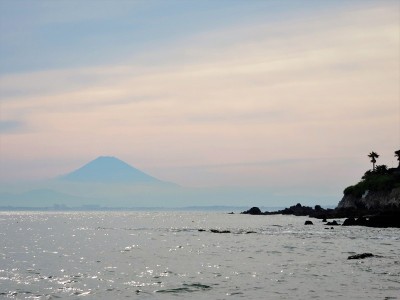 天空、大海和富士山