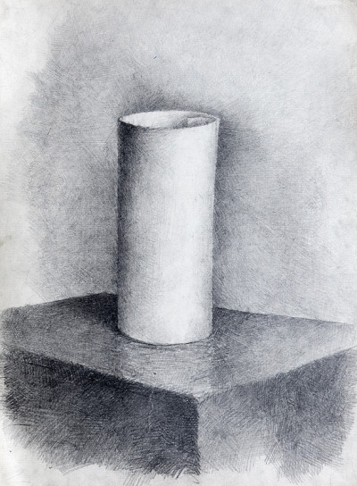 静物画、铅笔画、素描