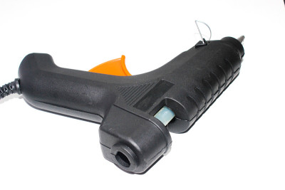 A picture of glue gun with white background