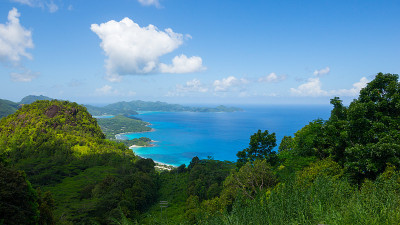 塞舌尔Mahé海岸线
