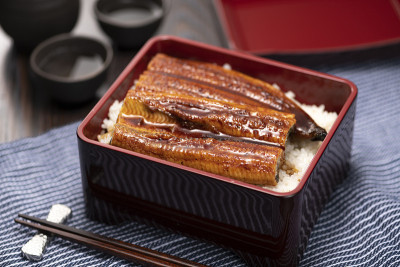 Una-juu。烤鳗鱼饭日本方盒餐具