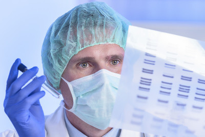 科学家分析DNA序列
