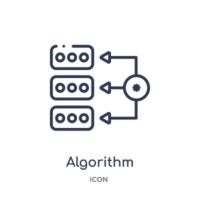 Linear algorithm icon from Artifical intelligence 