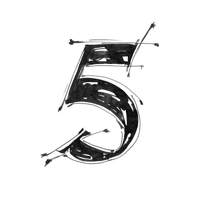 手绘数字