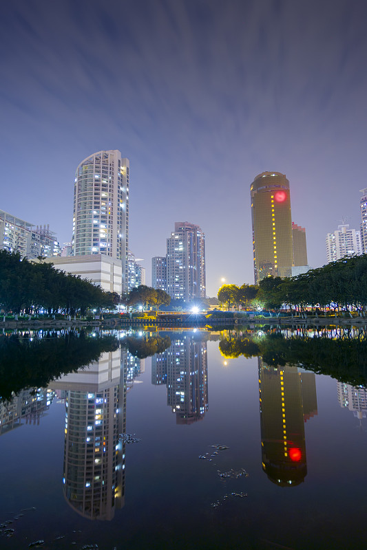 厦门江头公园夜景