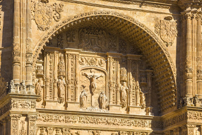 西班牙萨拉曼卡市的Iglesia del Convento de San Esteban。