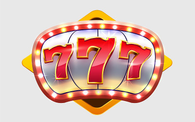老虎机赢得头奖。777大赢赌场概念。