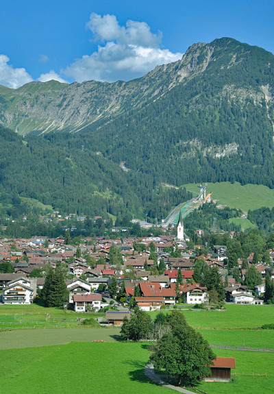 Oberstdorf Allgau,巴伐利亚,德国