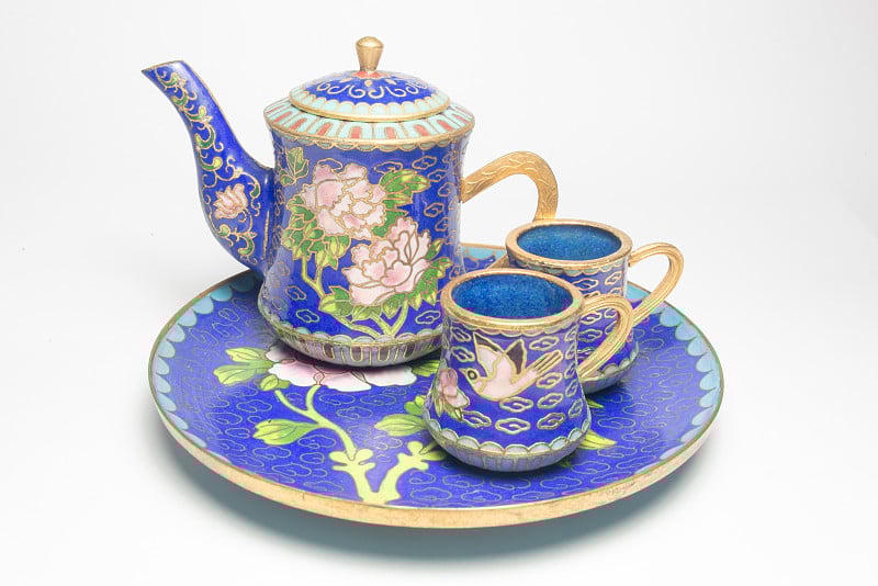 中国景泰蓝茶具