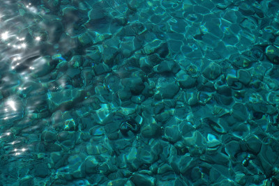 背景海水表面