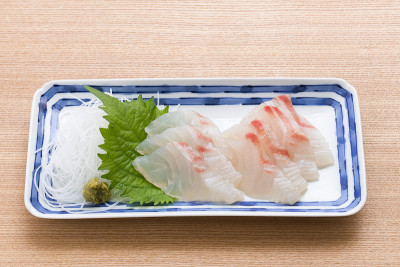 红鲷刺身