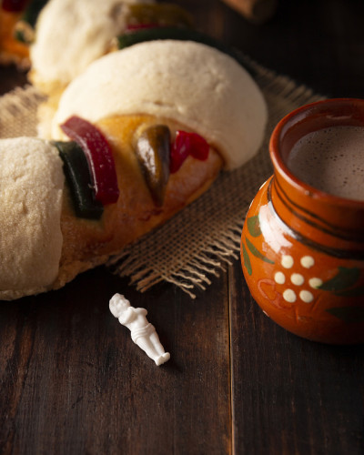 那个洋娃娃在rosca de reyes里