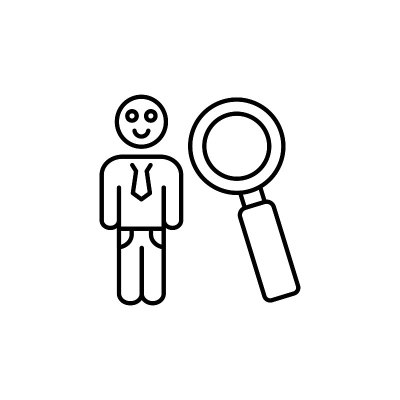 Job Search icon in vector. Logotype