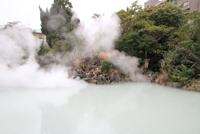日本大分别府的地狱