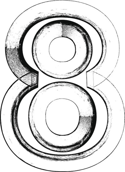 枯燥乏味的字体。8号