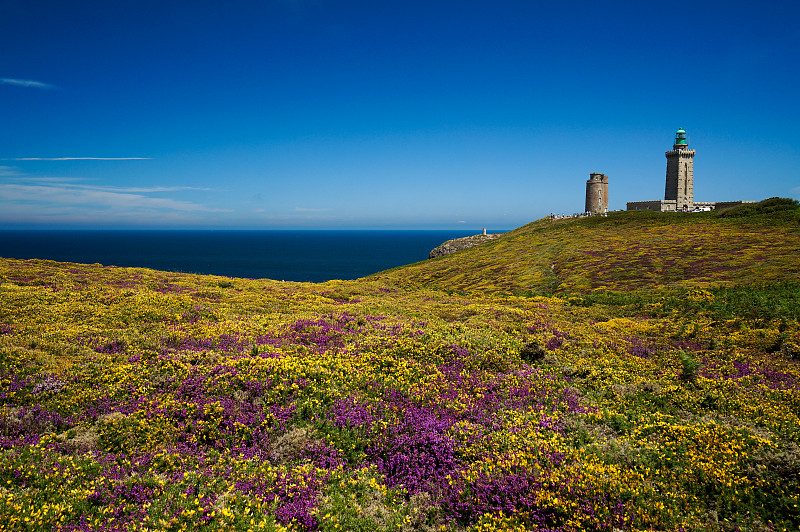 Cap Fréhel在布列塔尼，法国