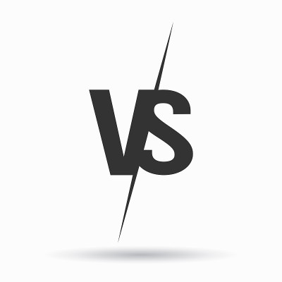 VS VS字母矢量标志图标孤立在白色背景上
