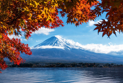 富士山秋色，日本
