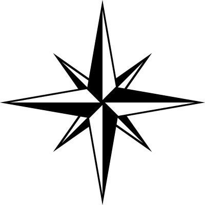 Compass vector icon. Navigation and orientation si