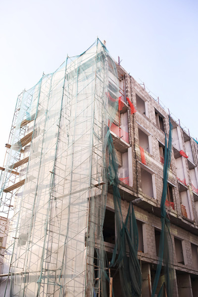迪拜德拉地区的建筑工地。