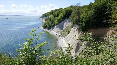 Rügen -贾斯蒙德国家公园的高堤小径