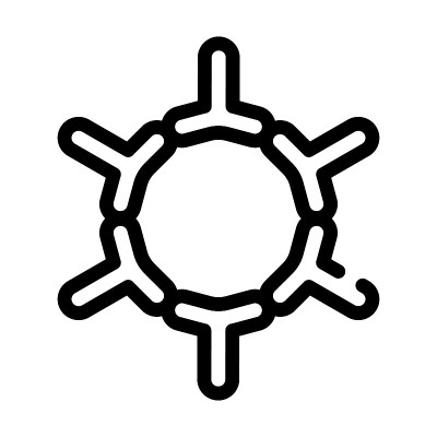 水痘带状疱疹病毒线图标矢量插图