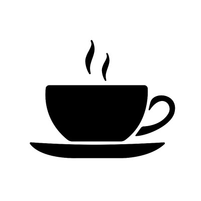 咖啡杯线条图标