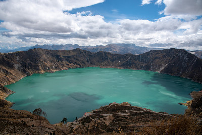 厄瓜多尔的基洛托阿火山