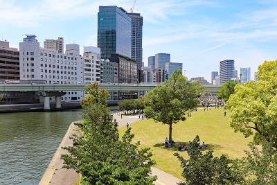 日本大阪中之岛公园绿地