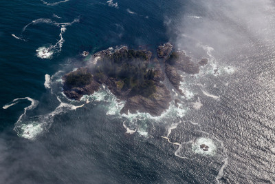 太平洋海岸鸟瞰图