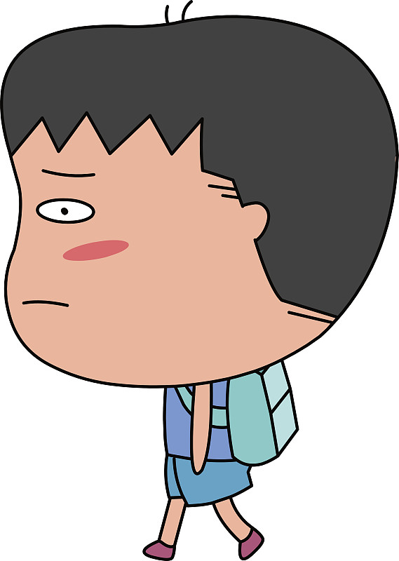 人物的头大