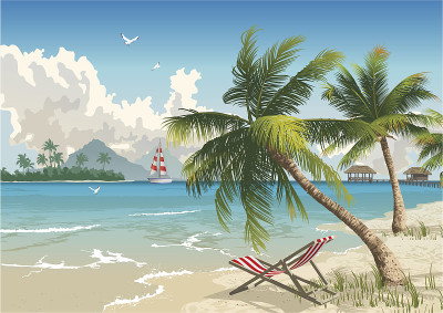 热带海滩