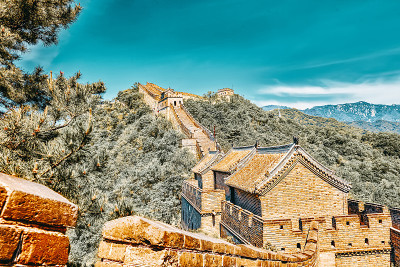 中国长城，“米里峪”段。