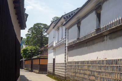 有仓库的城市景观