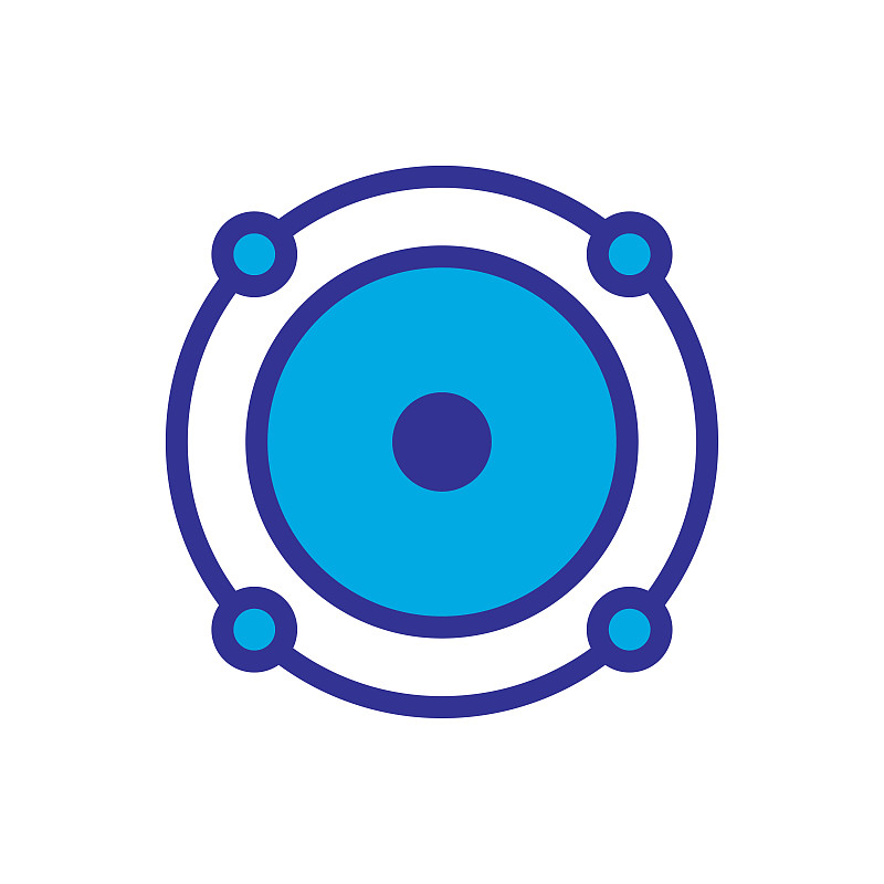 喇叭图标logo插图设计
