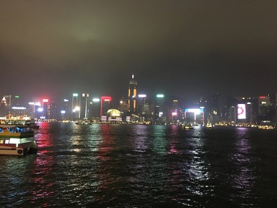 香港维多利亚港的美景