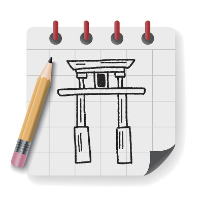 日本弓涂鸦