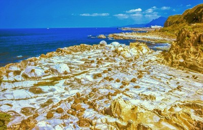台湾海岸风光，基隆海岸线