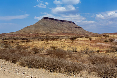 纳米比亚奇妙的风景全景