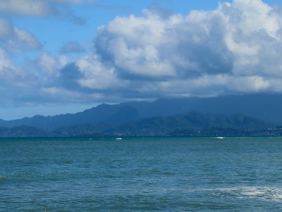 夏威夷海滩的颜色