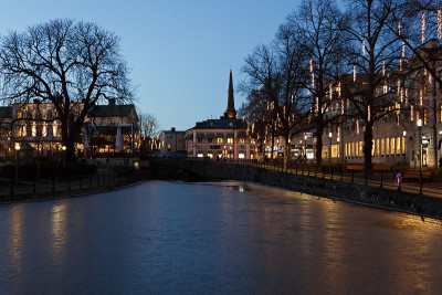 瑞典Västerås市的圣诞装饰