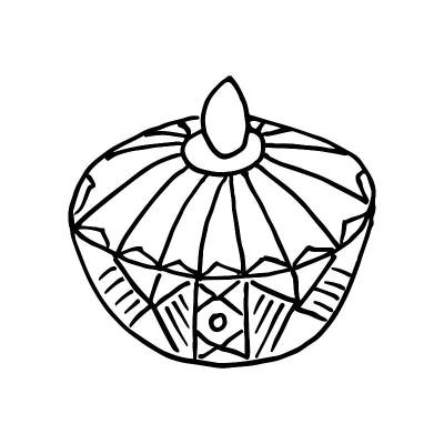 孤立白瓷，股票插图，矢量，手绘，设计元素的印刷，剪贴簿，明信片