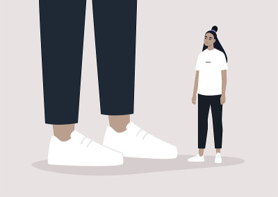 Equality problem: a female Asian character standin